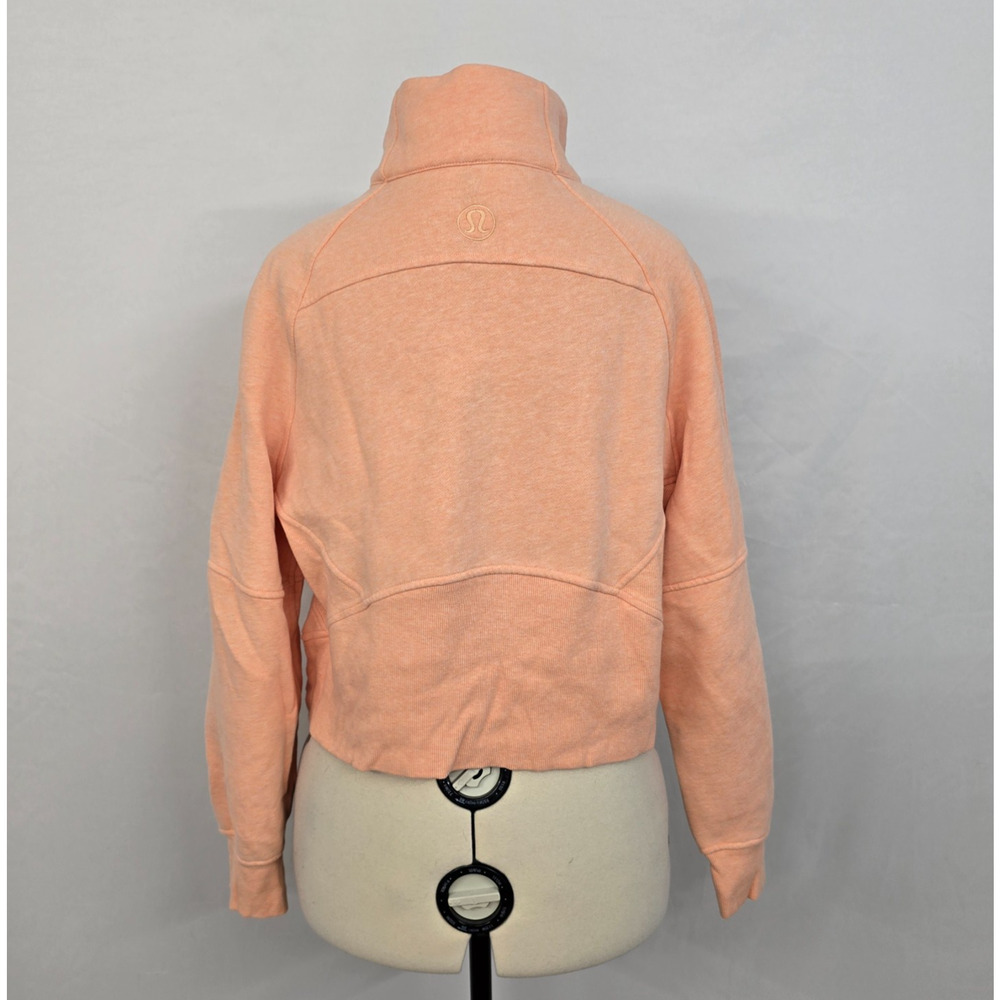 Lululemon Scuba Oversized Funnel Neck Half Zip Women's M / L Rock Melon - Picture 2 of 12